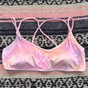 NWOT- PINK swimsuit / bra top